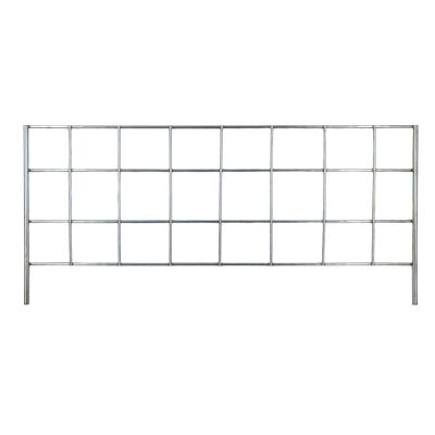 Draht-Steckgitter, 400 x 140 mm (T x H), glanzverzinkt für MULTIplus250- und MULTIplus330-Fachböden