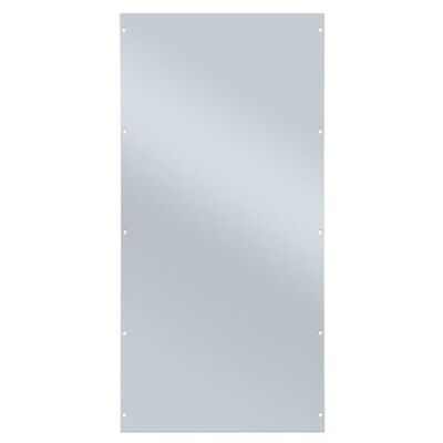 Vollblech-Seitenwand 1300 x 400 mm (H x T), RAL 7035 lichtgrau, MULTIplus