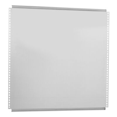 Vollblech-Rückwand 500 x 1000 mm (H x B), RAL 7035 lichtgrau, MULTIplus