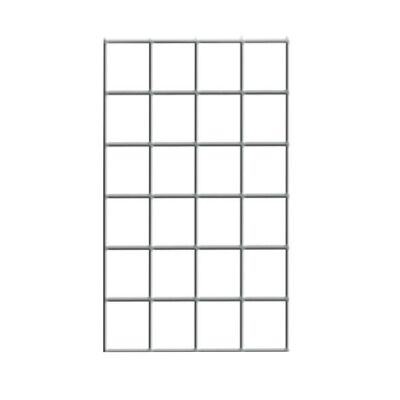 Drahtgitter-Seitenwand 300 x 200 mm (H x T), glanzverzinkt