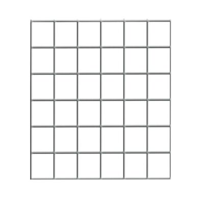 Drahtgitter-Seitenwand 300 x 300 mm (H x T), glanzverzinkt