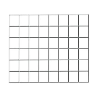 Drahtgitter-Seitenwand 300 x 400 mm (H x T), glanzverzinkt