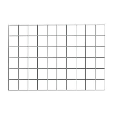 Drahtgitter-Seitenwand 300 x 500 mm (H x T), glanzverzinkt