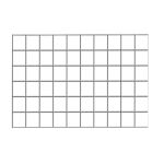 Drahtgitter-Seitenwand 300 x 500 mm (H x T), glanzverzinkt