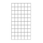 Drahtgitter-Seitenwand 500 x 300 mm (H x T), glanzverzinkt