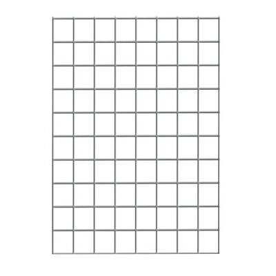 Drahtgitter-Seitenwand 500 x 400 mm (H x T), glanzverzinkt