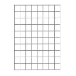 Drahtgitter-Seitenwand 500 x 400 mm (H x T), glanzverzinkt