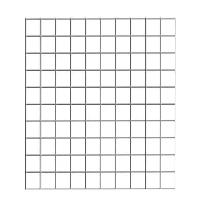 Drahtgitter-Seitenwand 500 x 500 mm (H x T), glanzverzinkt