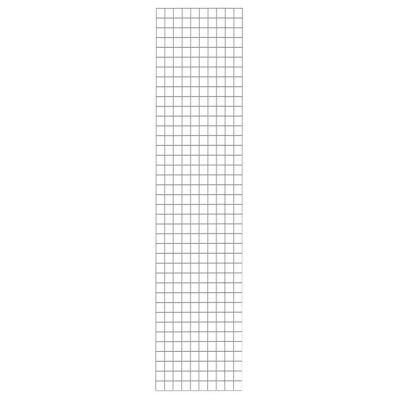Drahtgitter-Seitenwand 1950 x 500 mm (H x T), glanzverzinkt