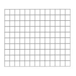 Drahtgitter-Rückwand 500 x 650 mm (H x B),...