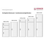 Drahtgitter-Rückwand 500 x 1200 mm (H x B),...