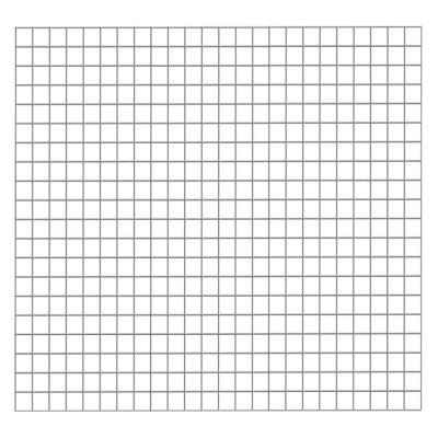 Drahtgitter-Rückwand 1000 x 1200 mm (H x B), glanzverzinkt