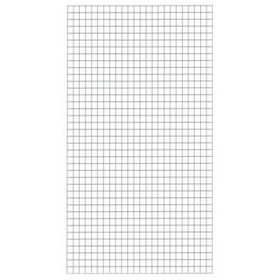 Drahtgitter-Rückwand 1950 x 1200 mm (H x B), glanzverzinkt