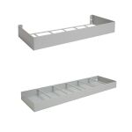 Gewindestangenhalterung T = 400 mm, RAL 7035 lichtgrau