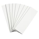 Magnetschilder 30 x 100 mm, weiß, VE 50