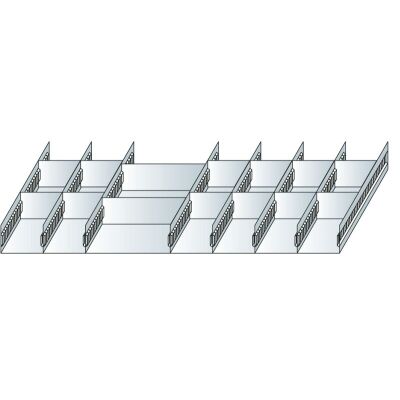 Schlitzwannen-Set 1 für Schubladenhöhe 100 mm