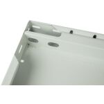 Zusatz-Fachboden MULTIplus250 750x300 mm, RAL 7035 lichtgrau, inkl. 8 Schauben + Muttern