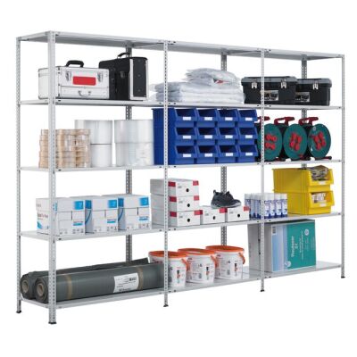 Schraubsystem Grundregal - 2000x1300x600 mm, Typ 250 kg