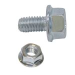 M6x12 Sechskantschraube Bundmutter mit Sperrverzahnung,...