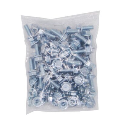 M6x16 Sechskantschraube Bundmutter mit Sperrverzahnung, VE 50