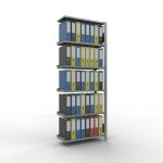 Anbauregal, Büro-Fachbodenregal Stecksystem...