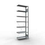 Anbauregal, Büro-Fachbodenregal Stecksystem...