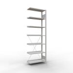 Anbauregal, Büro-Fachbodenregal Stecksystem...