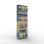 Anbauregal, Büro-Fachbodenregal Stecksystem...