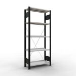 Grundregal, Büro-Fachbodenregal Stecksystem...