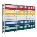 Grundregal, Büro-Fachbodenregal Stecksystem...