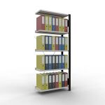 Anbauregal, Büro-Fachbodenregal Stecksystem...