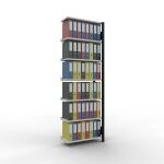 Anbauregal, Büro-Fachbodenregal Stecksystem...