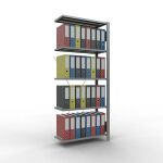 Anbauregal, Büro-Fachbodenregal Stecksystem...