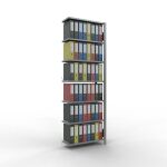 Anbauregal, Büro-Fachbodenregal Stecksystem...