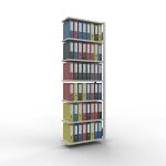 Anbauregal, Büro-Fachbodenregal Stecksystem...