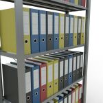 Grundregal, Büro-Fachbodenregal Stecksystem MULTIplus85, 1800 x 1000 x 300 mm (HxBxT), 5 Fachböden, Kreuzstrebe, verzinkt, mit Anschlagleiste