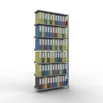 Anbauregal, Büro-Fachbodenregal Stecksystem...