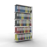 Anbauregal, Büro-Fachbodenregal Stecksystem...