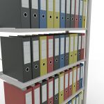 Anbauregal, Büro-Fachbodenregal Stecksystem MULTIplus85, 2000 x 1000 x 300 mm (HxBxT), 6 Fachböden, Kreuzstrebe, RAL 7035 lichtgrau, mit Anschlagleiste