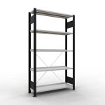 Grundregal, Büro-Fachbodenregal Stecksystem...