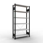 Grundregal, Büro-Fachbodenregal Stecksystem...