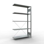 Anbauregal, Büro-Fachbodenregal Stecksystem...