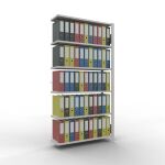 Anbauregal, Büro-Fachbodenregal Stecksystem...