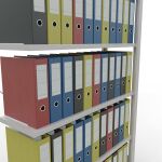 Anbauregal, Büro-Fachbodenregal Stecksystem MULTIplus85, 2000 x 1000 x 300 mm (HxBxT), 6 Fachböden, Kreuzstrebe, RAL 7035 lichtgrau, ohne Anschlagleiste