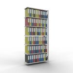 Anbauregal, Büro-Fachbodenregal Stecksystem...