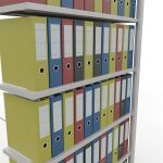 Anbauregal, Büro-Fachbodenregal Stecksystem MULTIplus85, 2300 x 1000 x 300 mm (HxBxT), 7 Fachböden, Kreuzstrebe, RAL 7035 lichtgrau, ohne Anschlagleiste