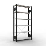 Grundregal, Büro-Fachbodenregal Stecksystem...