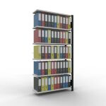 Anbauregal, Büro-Fachbodenregal Stecksystem...