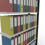 Anbauregal, Büro-Fachbodenregal Stecksystem MULTIplus85, 2000 x 1000 x 300 mm (HxBxT), 6 Fachböden, Kreuzstrebe, schwarz/RAL 7035 lichtgrau, ohne Anschlagleiste