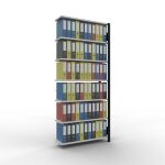 Anbauregal, Büro-Fachbodenregal Stecksystem...